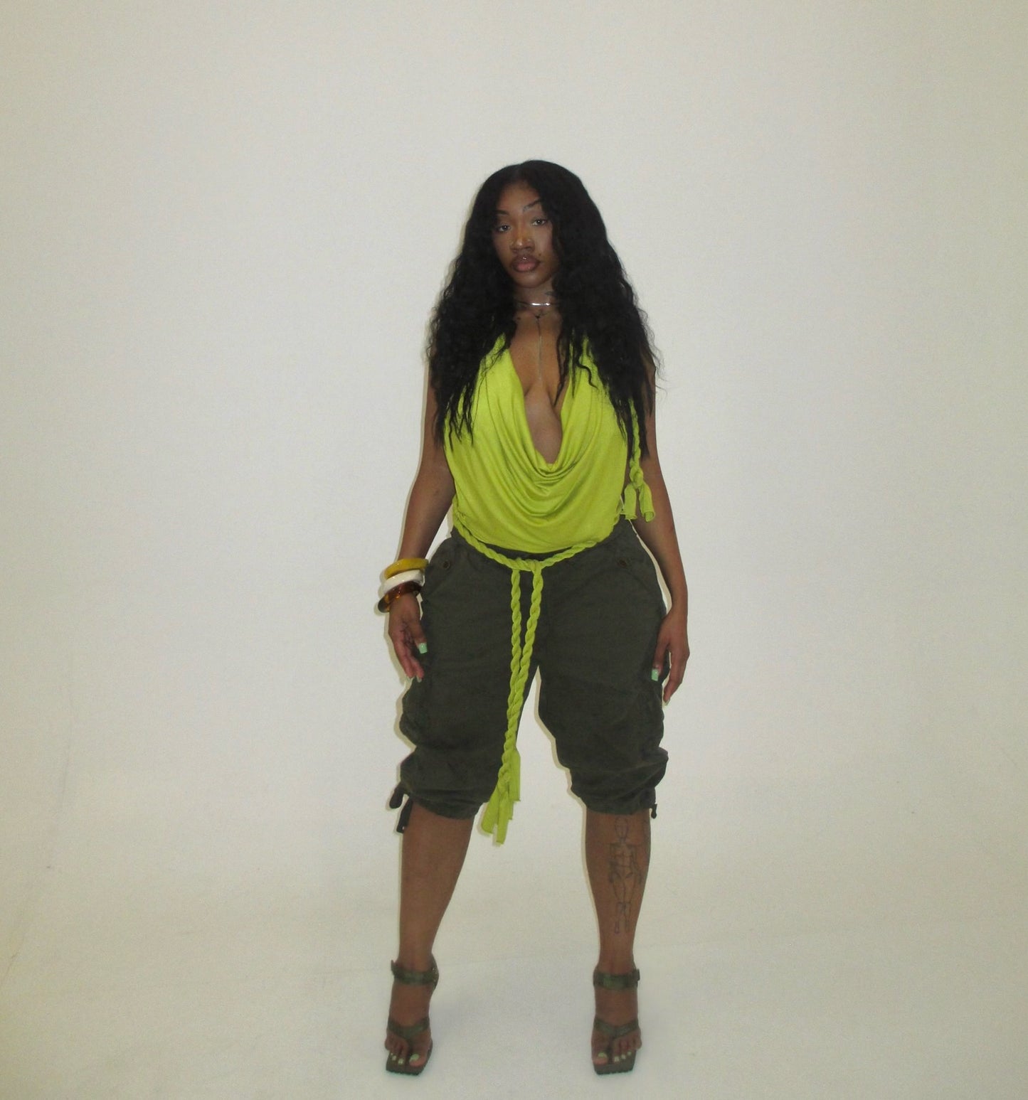 Mrs. Right top (green)